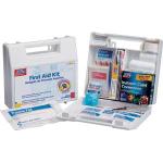 10-Person, 63-Piece Bulk First Aid Kit w/ Dividers (Plastic)